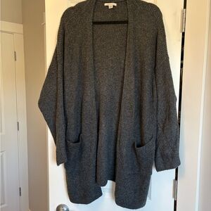 American Eagle Outfitters Charcoal Cardigan